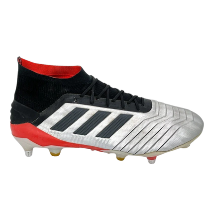 Adidas predator 19.1 black red best sale