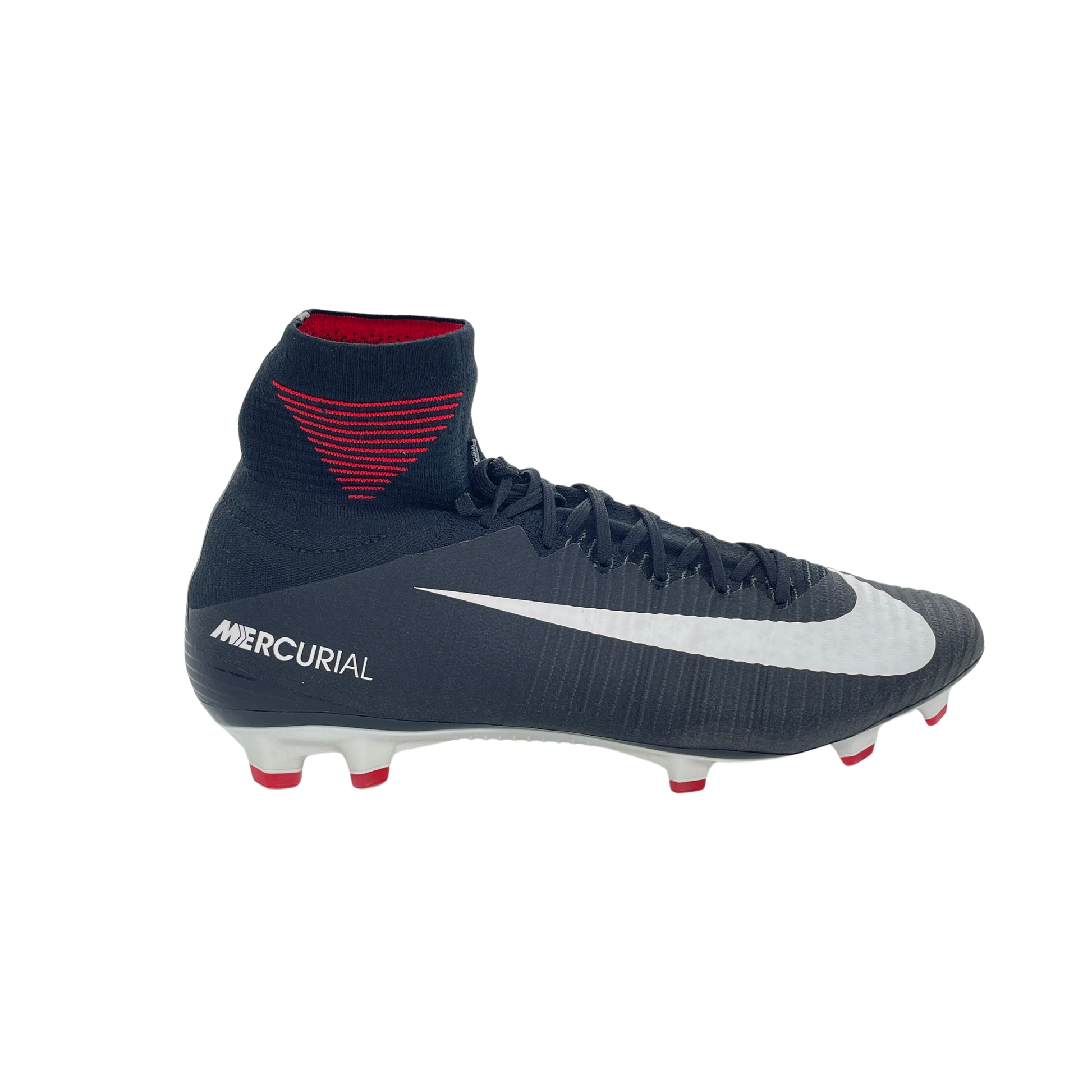 Black and white nike mercurial superfly sales