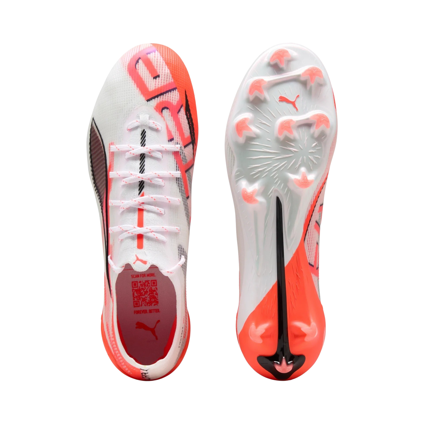 Puma Ultra 5 Pro FG/AG Jr-white