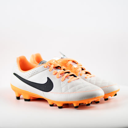 Nike Tiempo Legend V Orange White Nike Tiempo Legend V FG Desert